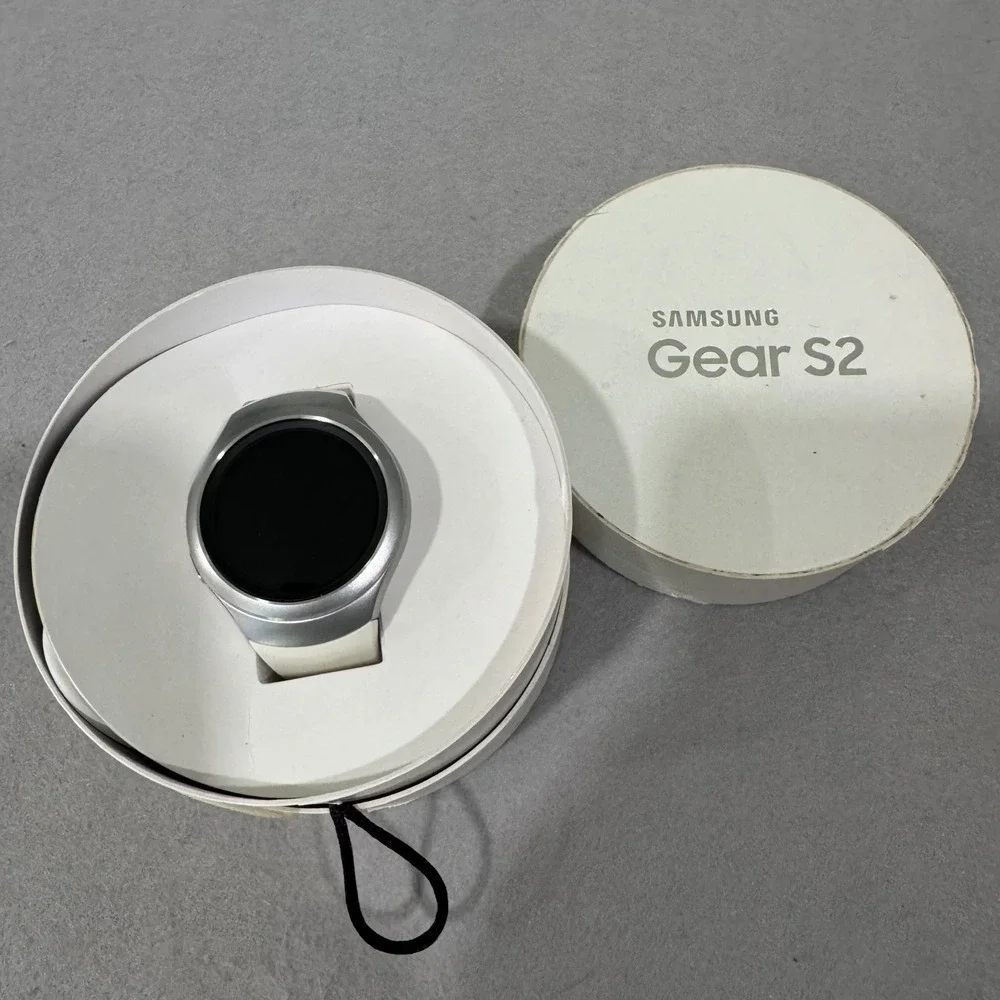Samsung Gear S2 Smartwatch Unisex Small Silver SM-R730A Stainless‎ Steel AT&T